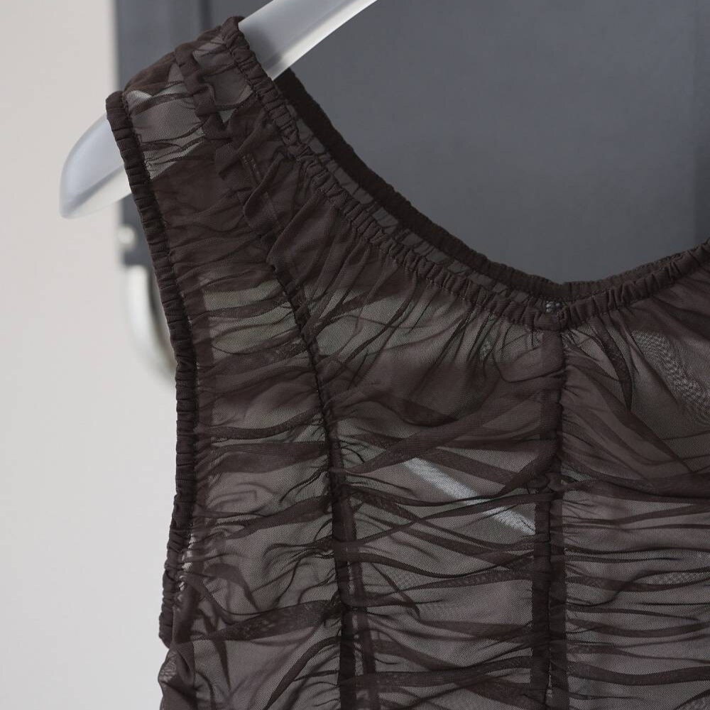 Tulle Gather Tanktop
