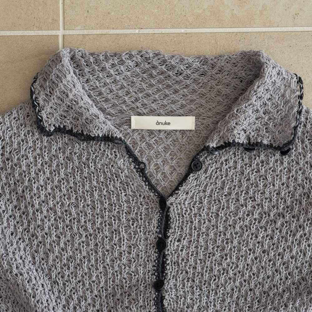 滾邊針織衫(附圍巾) Piping Scarf Knit