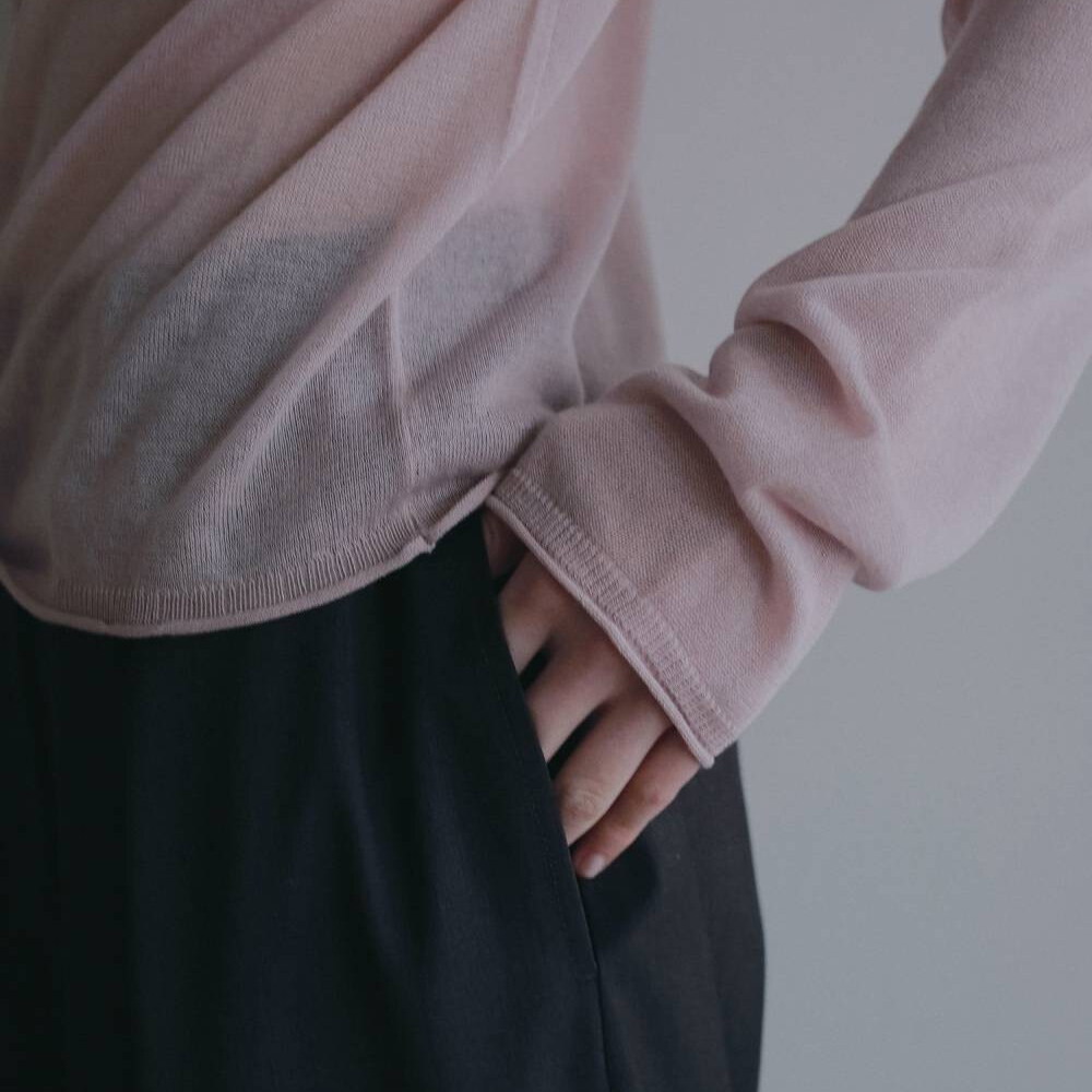 針織polo衫 SHEER POLO KNIT