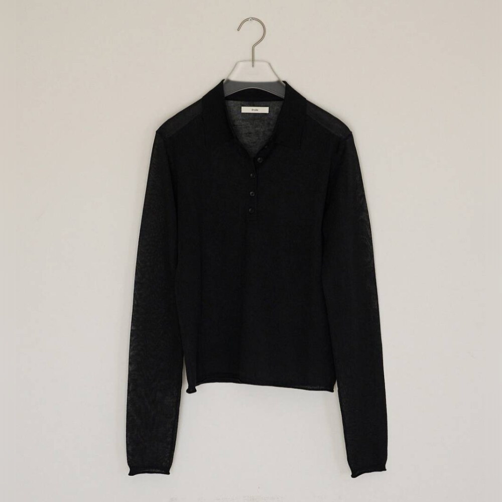 針織polo衫 SHEER POLO KNIT