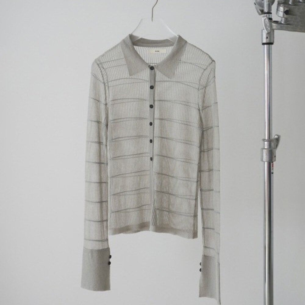 Sheerborder Knit Shirts