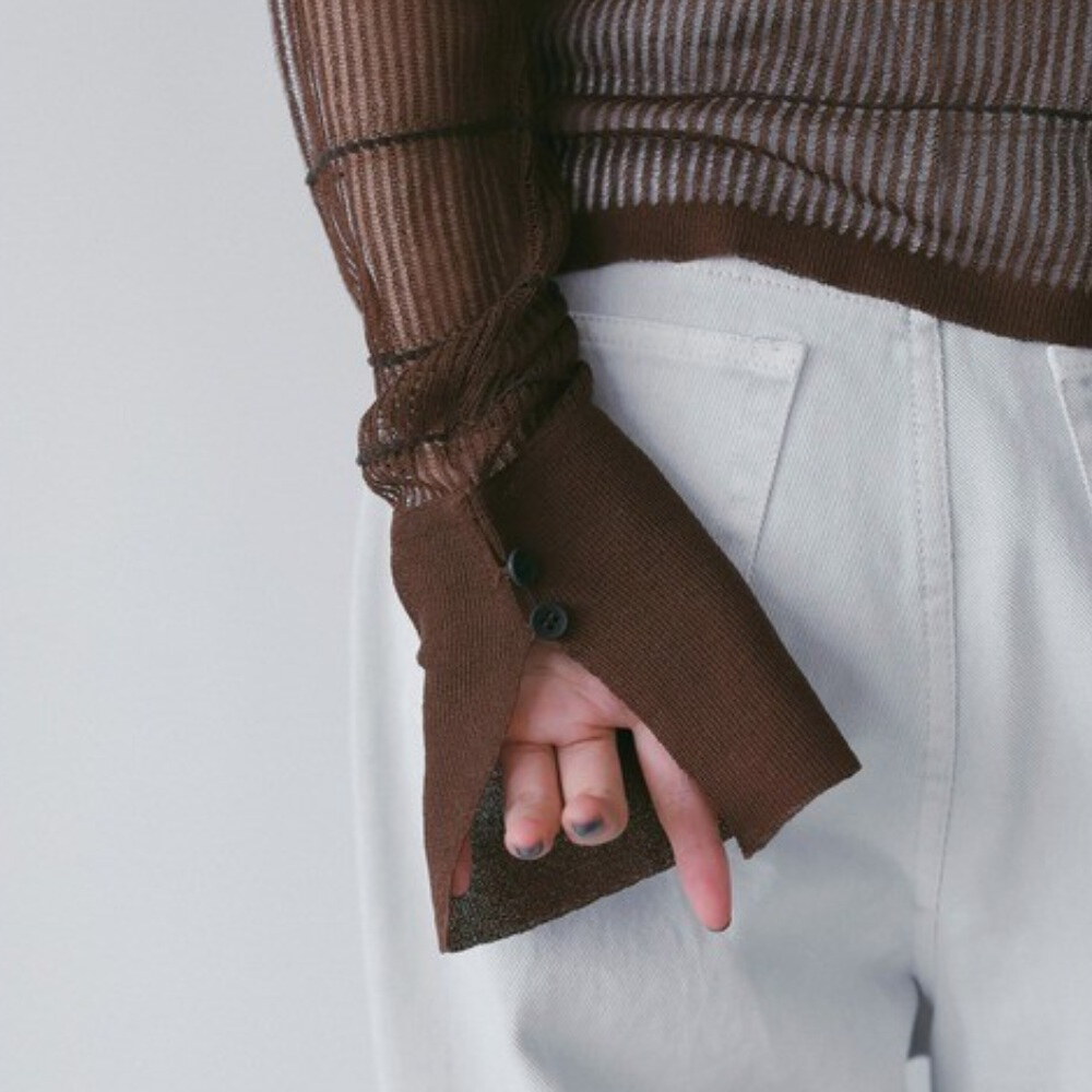 Sheerborder Knit Shirts