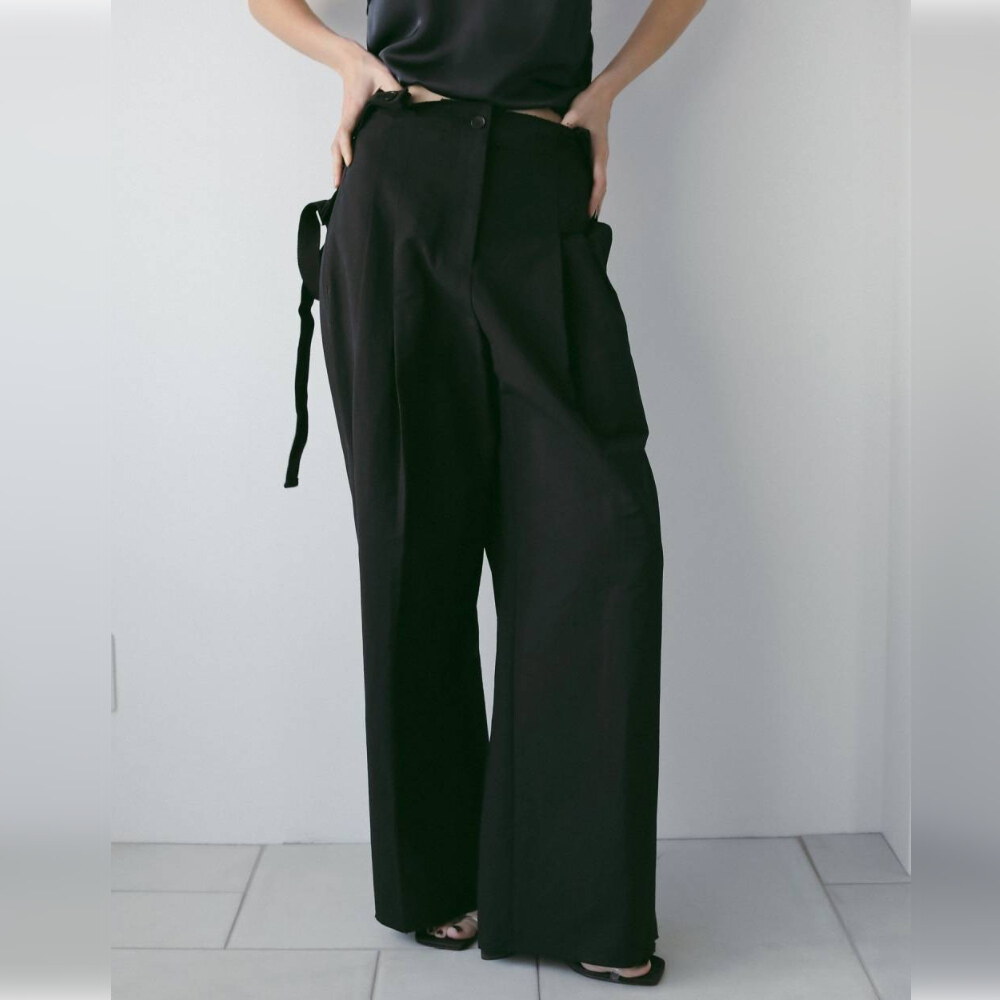 Suspenders Wide Pants