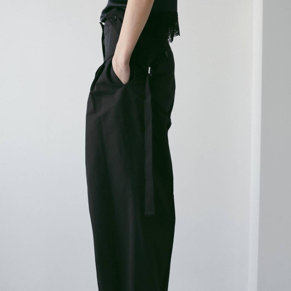 Suspenders Wide Pants