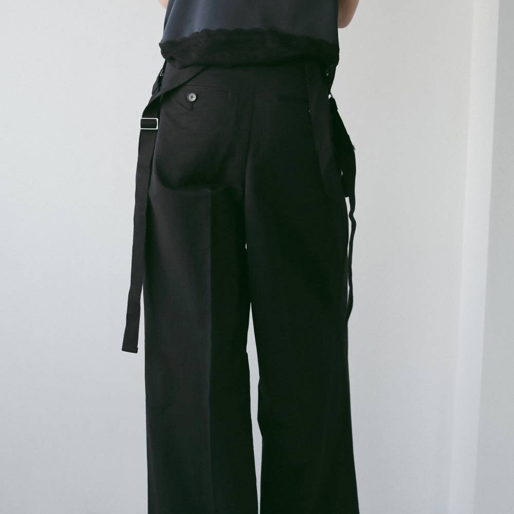 Suspenders Wide Pants