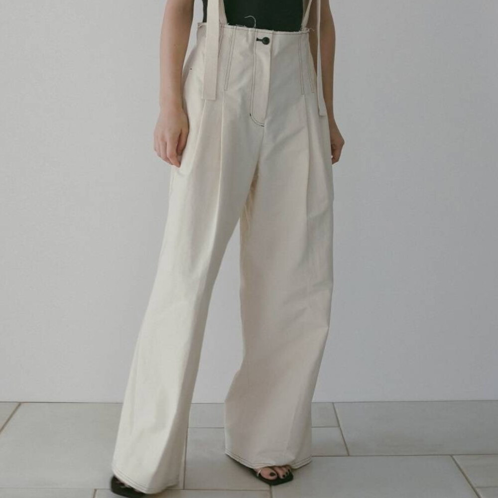 Suspenders Wide Pants