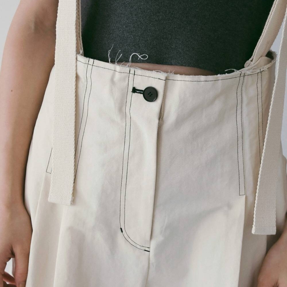 Suspenders Wide Pants