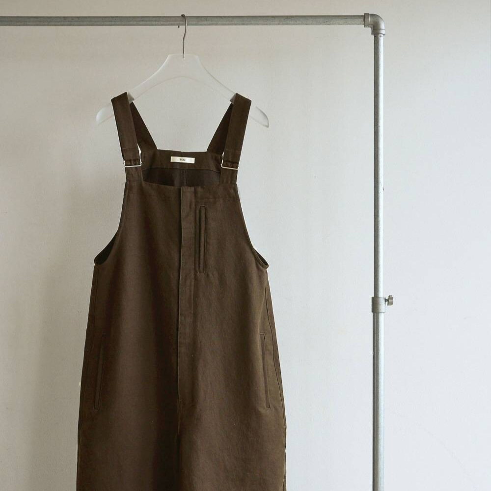 斜紋棉吊帶褲 Cotton Wide Salopette