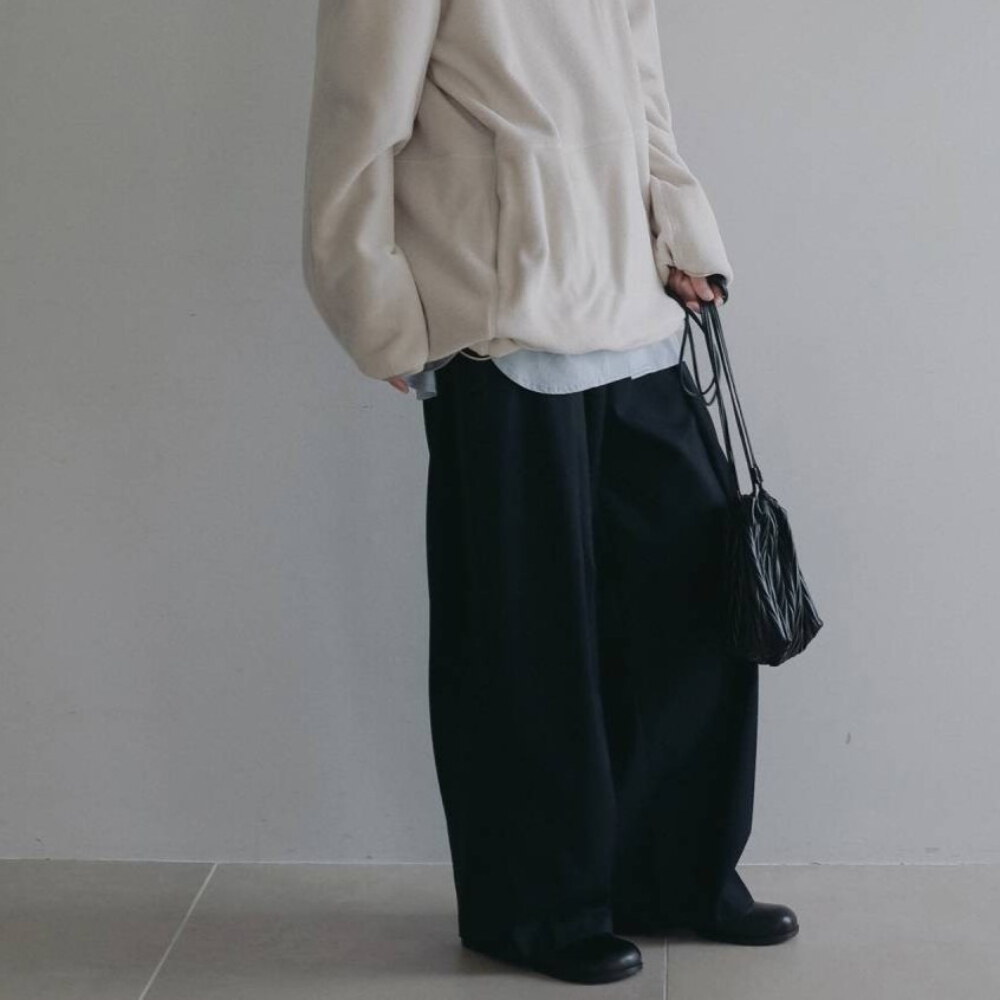 束口包 Ecoleather Pleats Purse