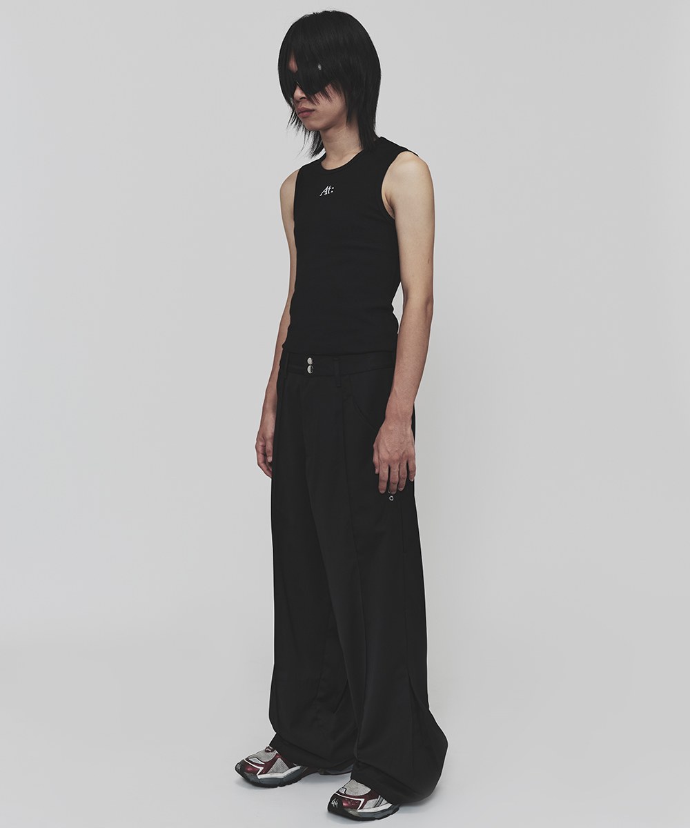 打摺落地寬褲 Pleated Trousers