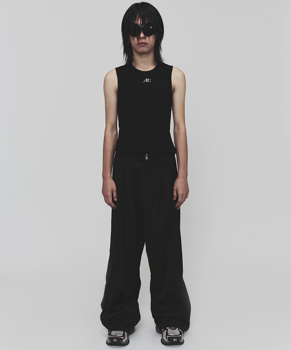 打摺落地寬褲 Pleated Trousers