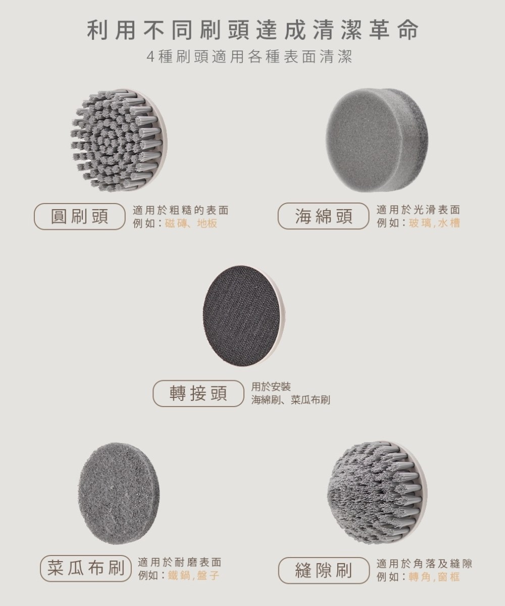 USB兩用電動清潔刷