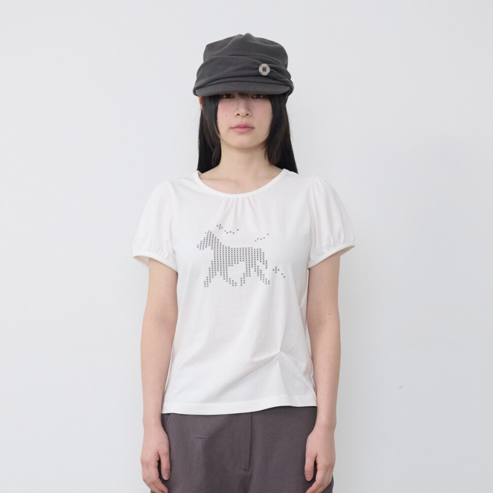 小馬Logo印花上衣 Horse Logo Puff T-Shirt