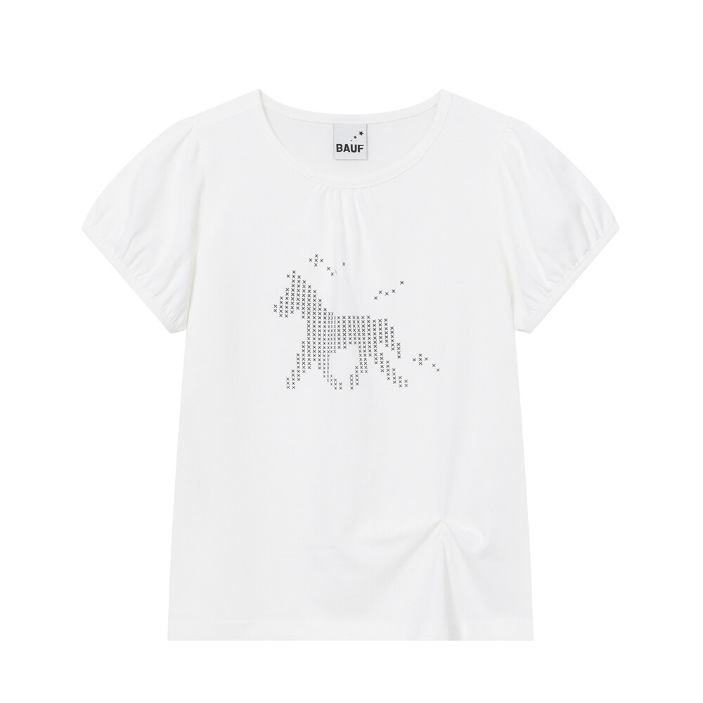 小馬Logo印花上衣 Horse Logo Puff T-Shirt
