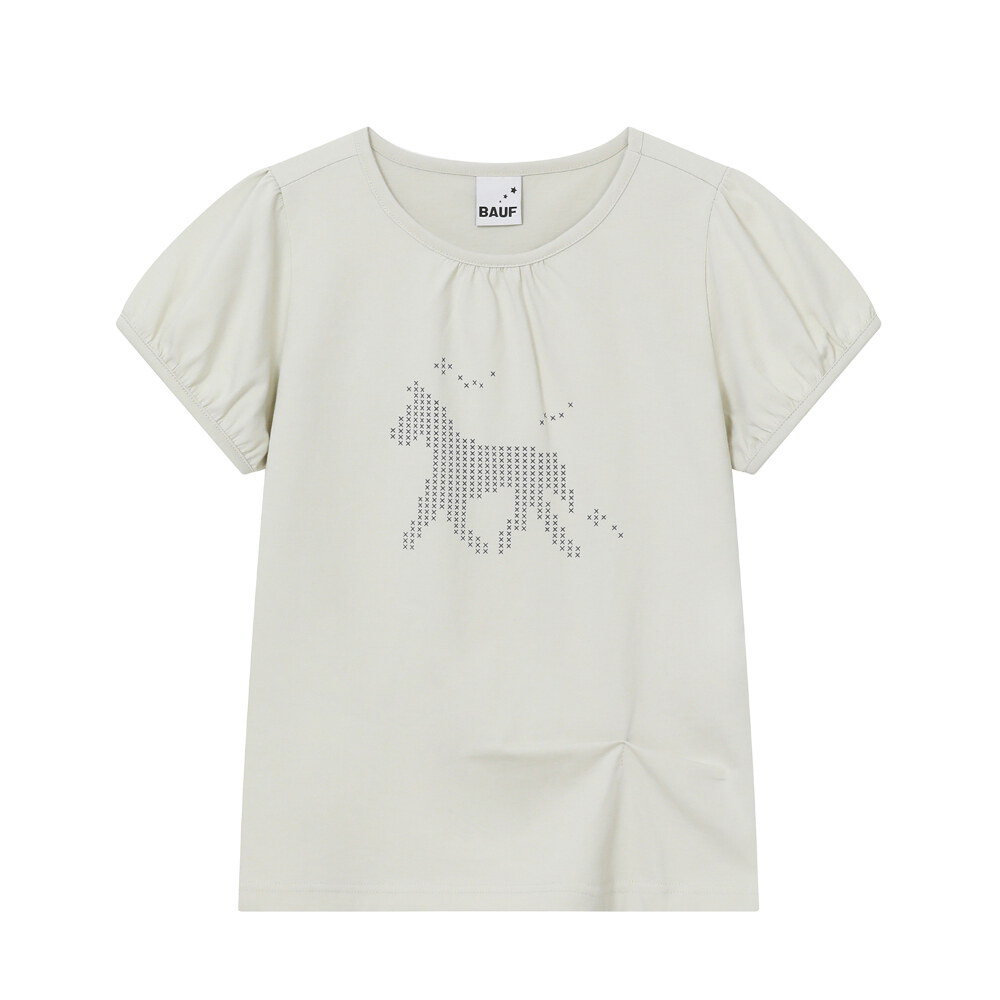 小馬Logo印花上衣 Horse Logo Puff T-Shirt