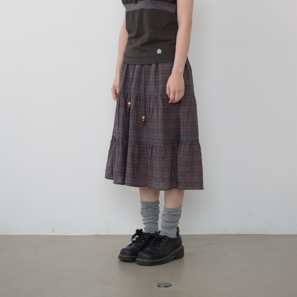 復古格紋裙 Vintage Check Skirt