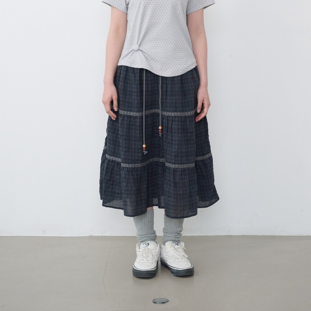 復古格紋裙 Vintage Check Skirt