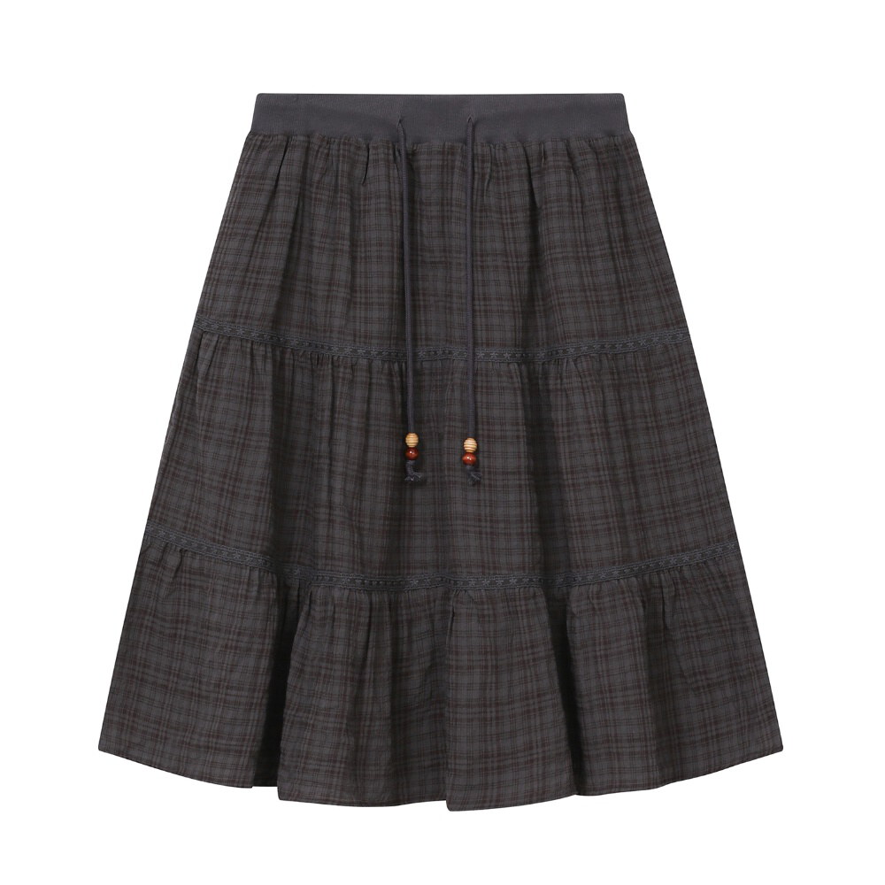 復古格紋裙 Vintage Check Skirt