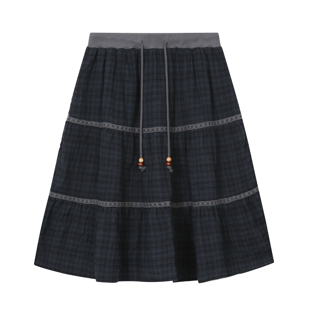 復古格紋裙 Vintage Check Skirt