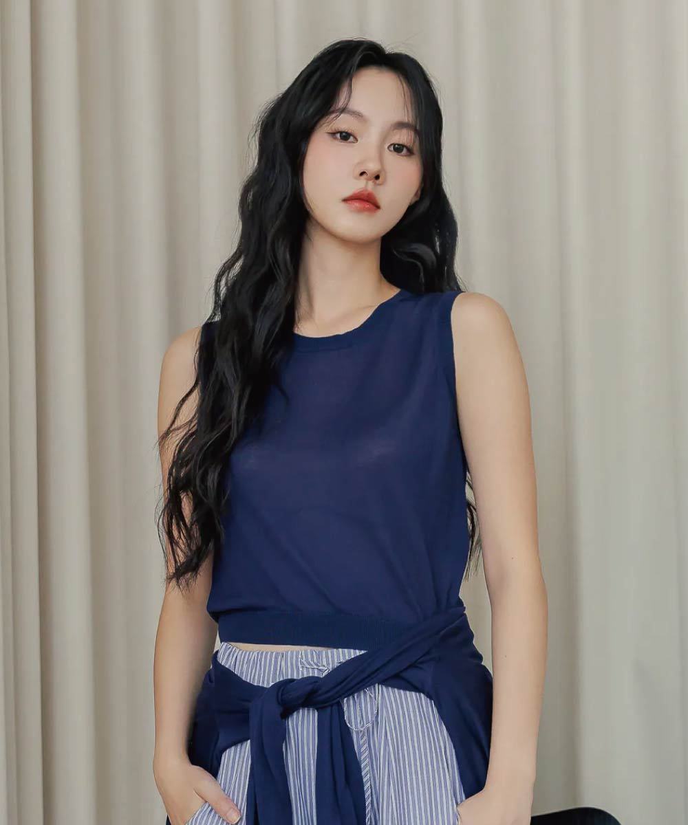 By BB-天絲冰紗針織背心