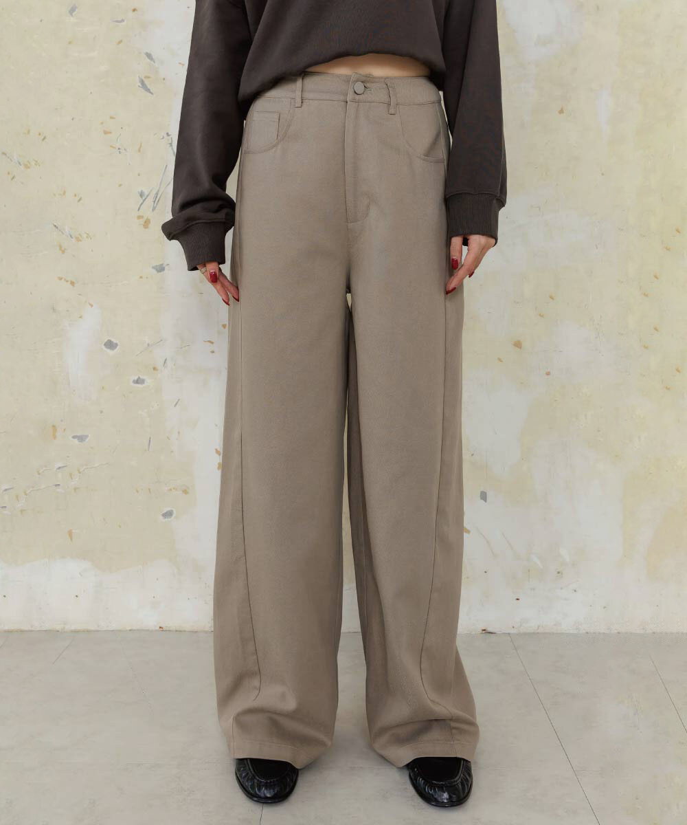 by Bello-天絲闊腿寬褲