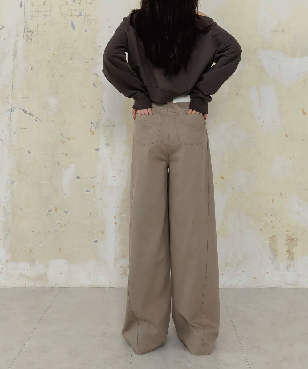 by Bello-天絲闊腿寬褲