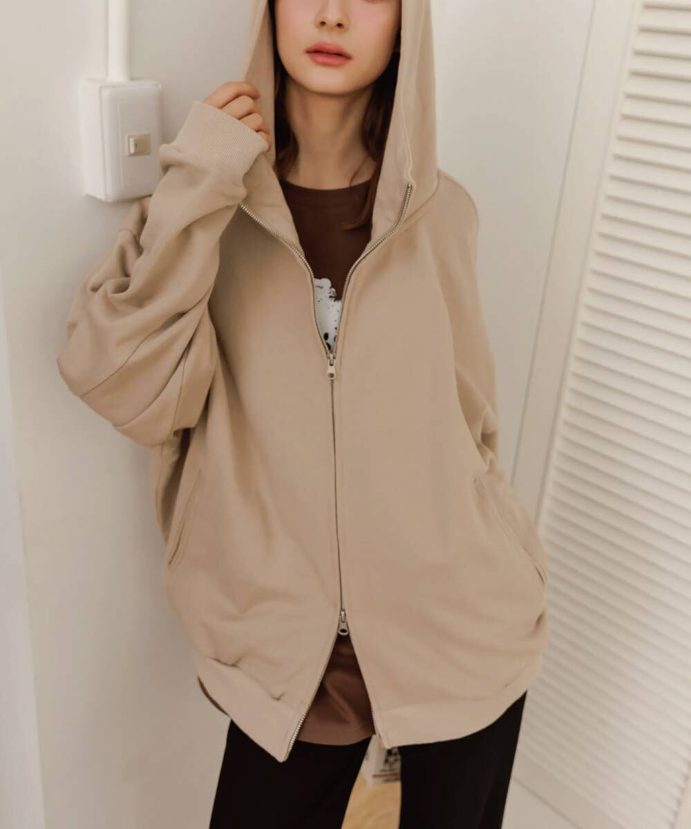 by Bello-男友寬鬆連帽外套