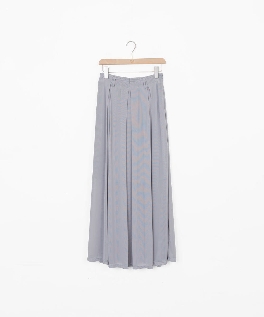 by Bello-輕柔寬百褶長裙