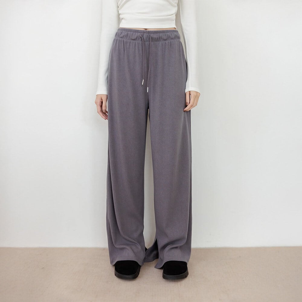 by Bello-藏肉側開衩針織褲