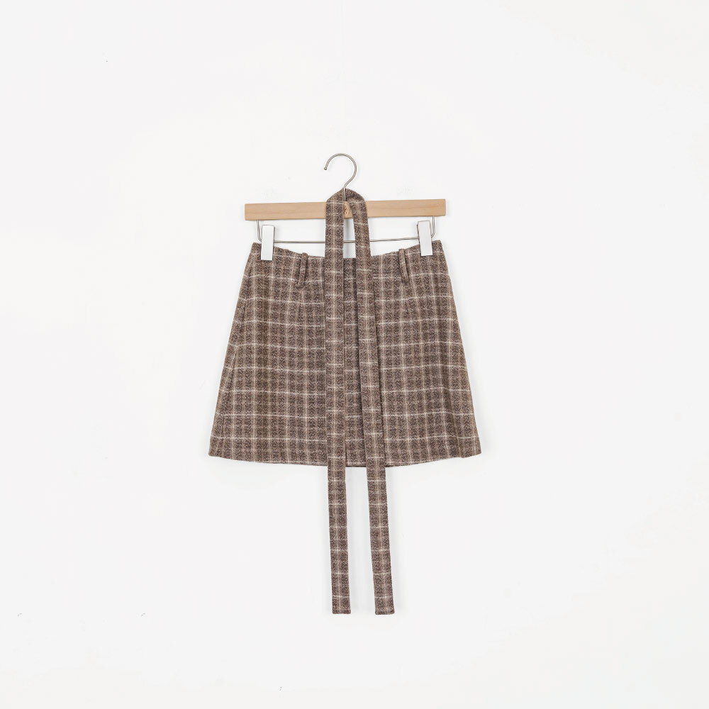 by Bello-巧酥格子短裙