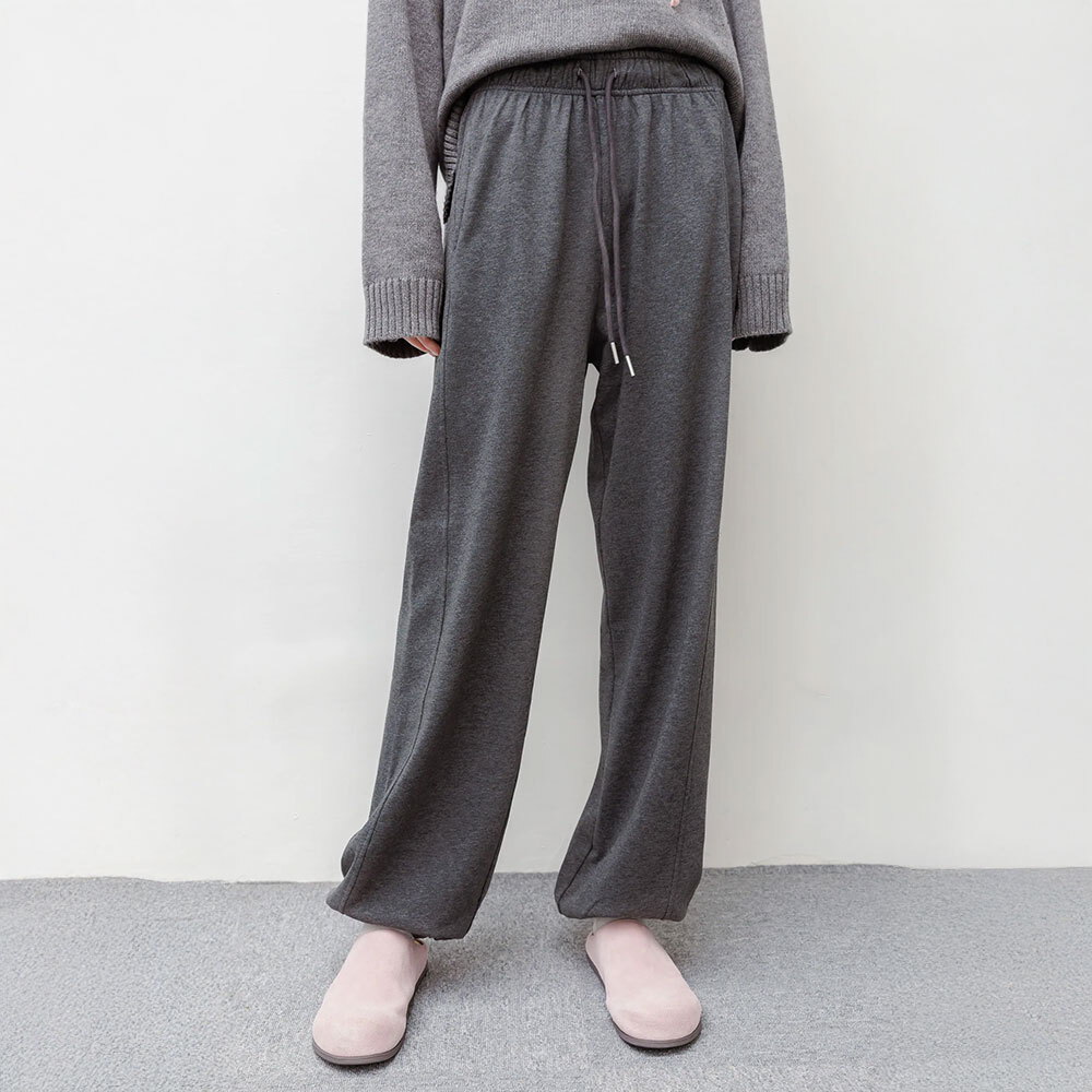 by Bello 瘦瘦直腿縮口棉褲