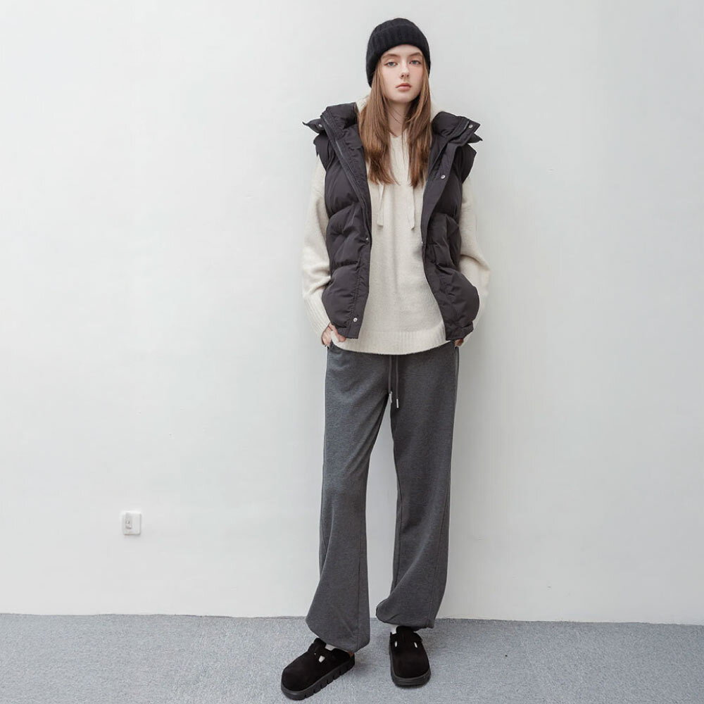 by Bello 瘦瘦直腿縮口棉褲