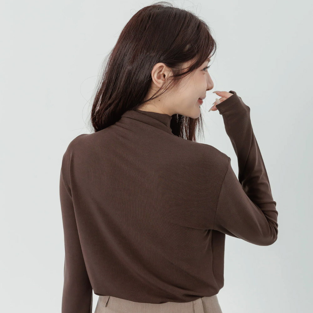 天絲柔膚立領內搭衣