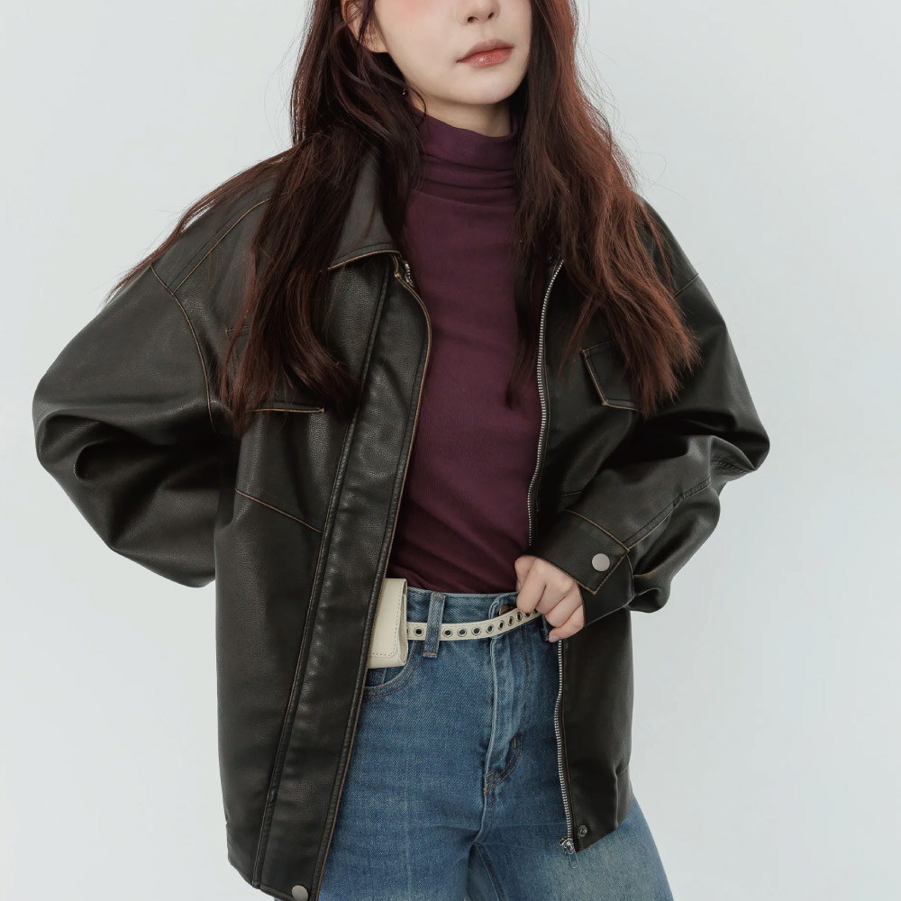 天絲柔膚立領內搭衣