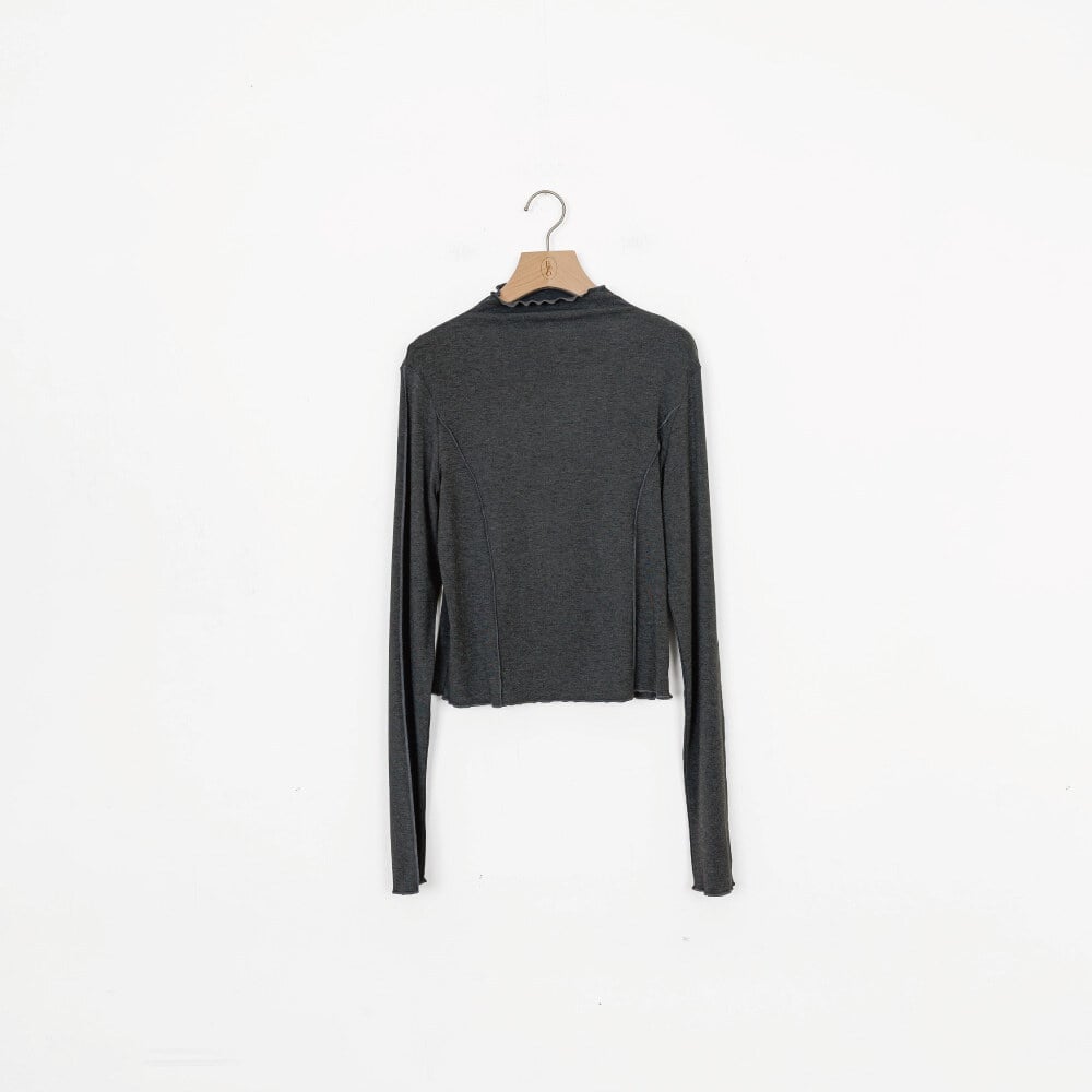 車線木耳邊內搭衣