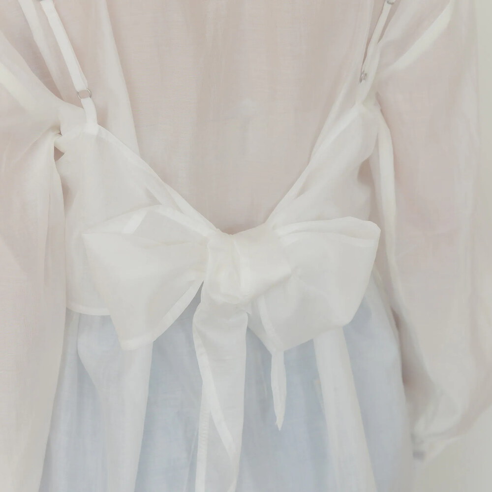 by Bello-透肌感天絲襯衫SET