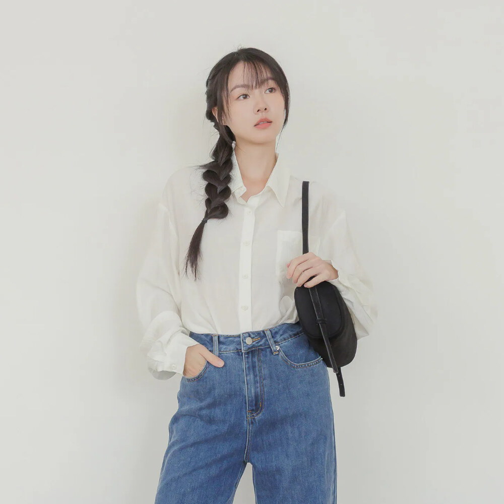 by Bello-微光澤柔膚木紋襯衫