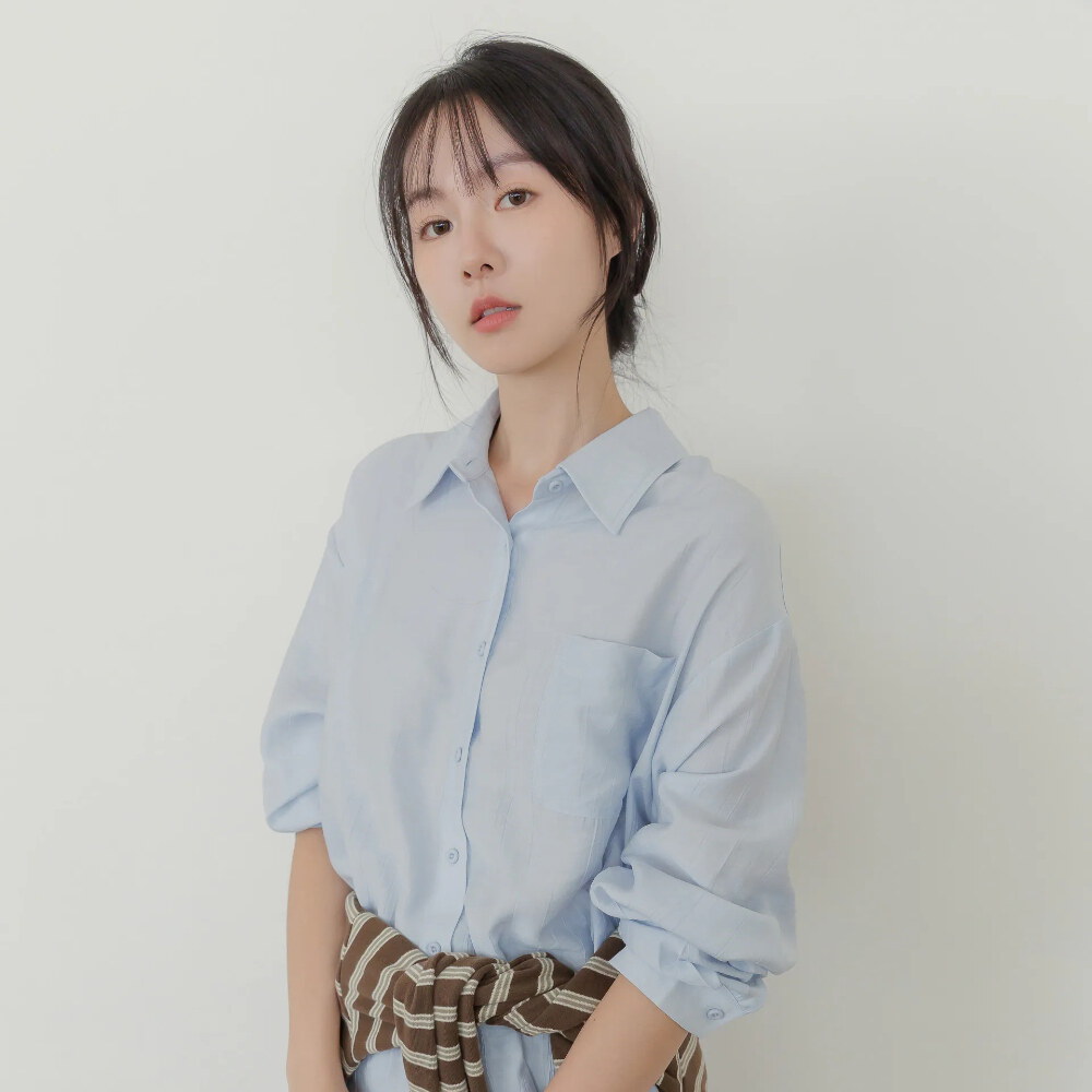 by Bello-微光澤柔膚木紋襯衫