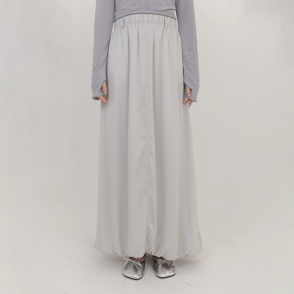 by Bello-光澤氣球長裙