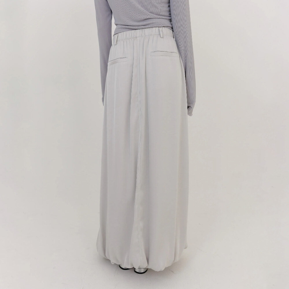 by Bello-光澤氣球長裙