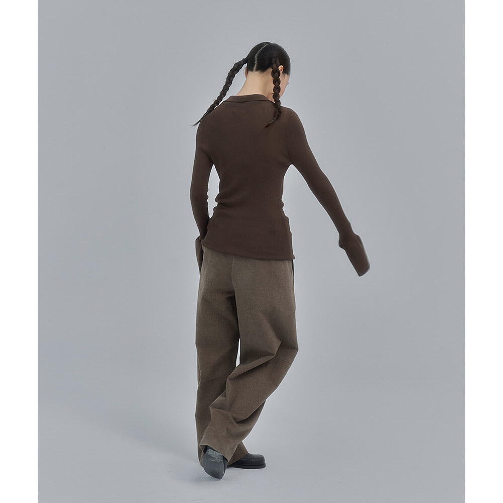 晨葉排釦針織衫