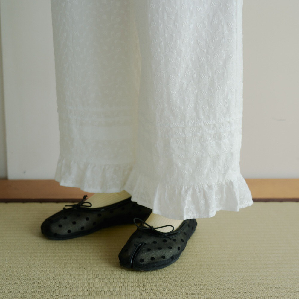 奶油雲蕾絲褲