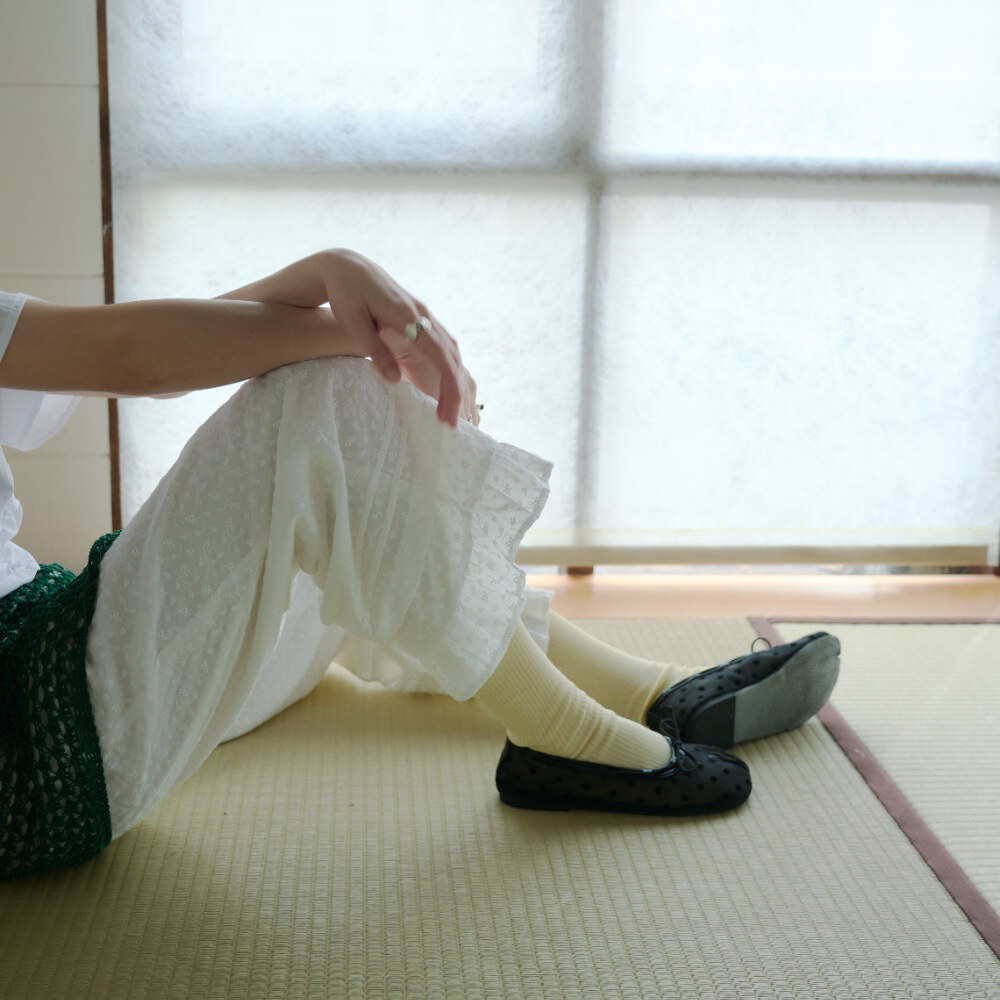 奶油雲蕾絲褲