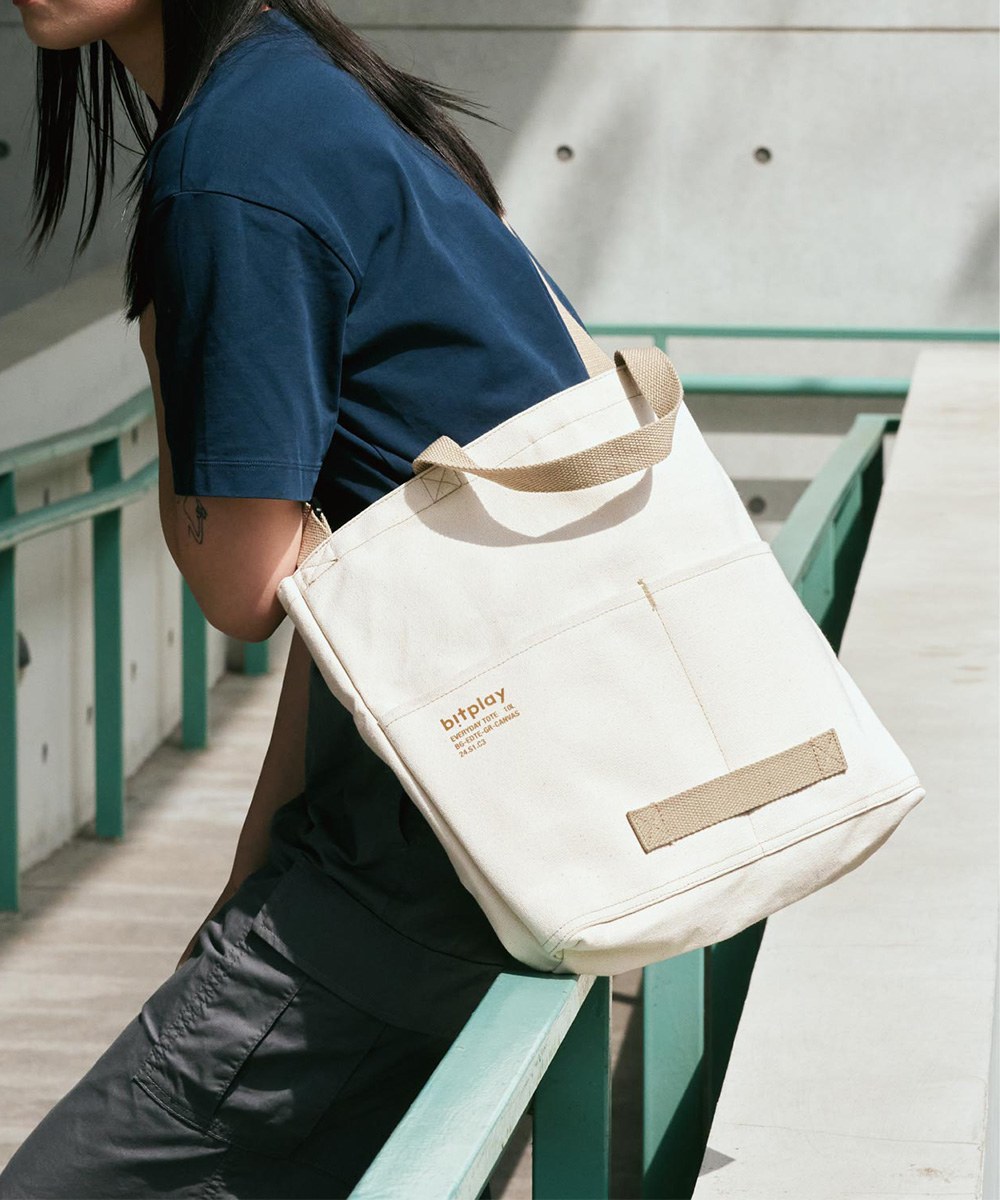 防潑水日常托特包 帆布版 Everyday Canvas Tote