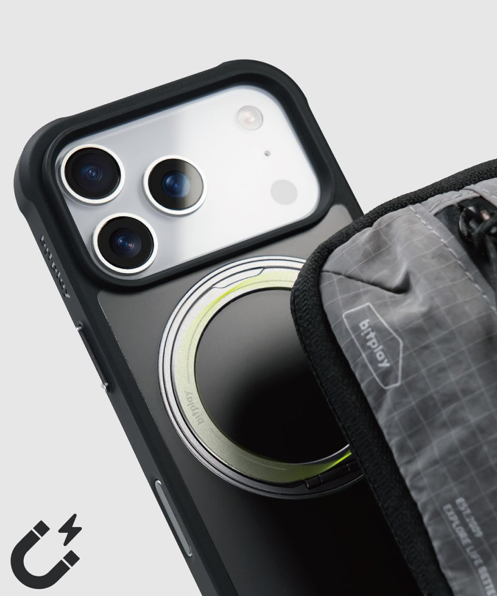 防摔磁吸立架殼 for iphone