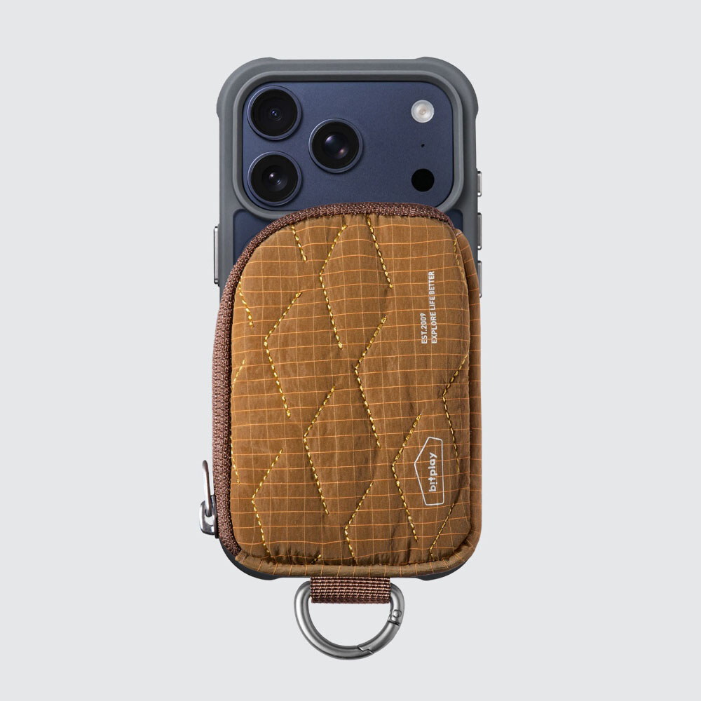 磁吸菱格小包 Magnetic Quilted Mini Pouch