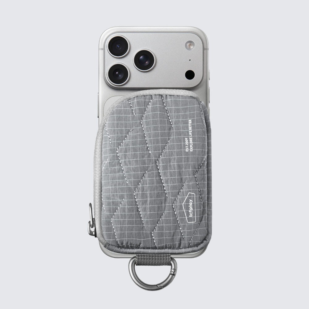 磁吸菱格小包 Magnetic Quilted Mini Pouch