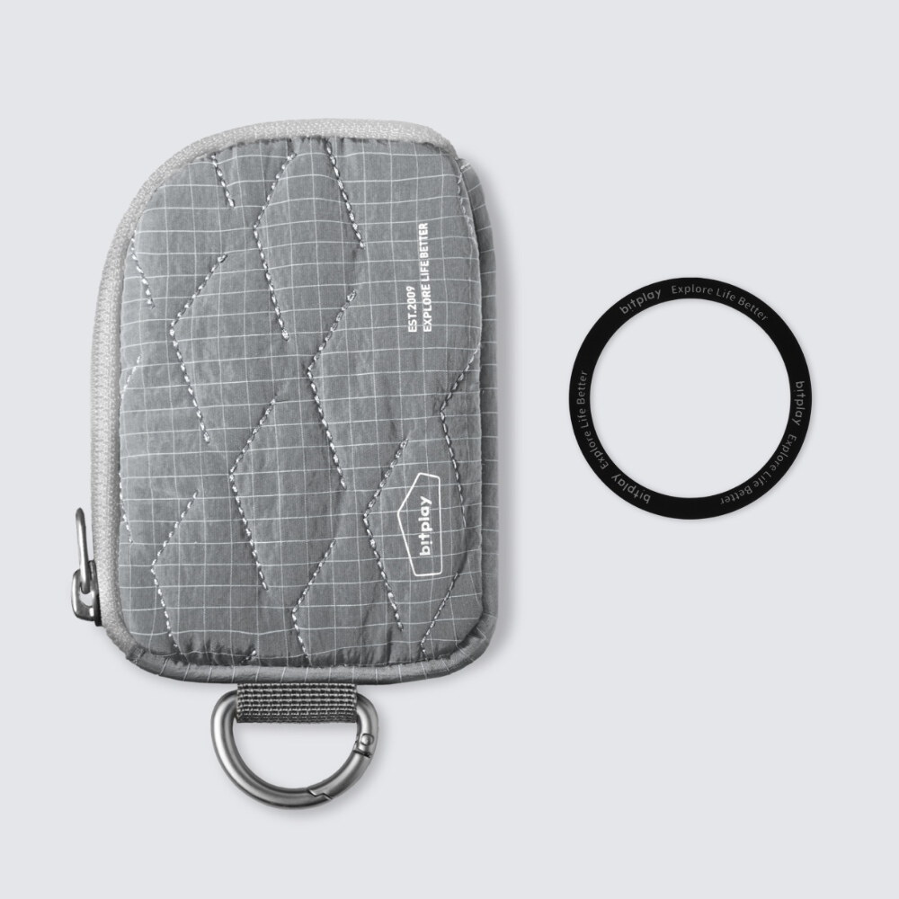 磁吸菱格小包 Magnetic Quilted Mini Pouch