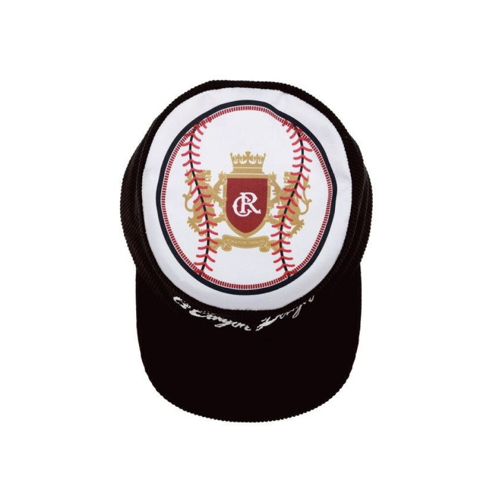 燈芯絨藥盒帽 Corduroy Patchwork Pillbox Cap 燈芯絨