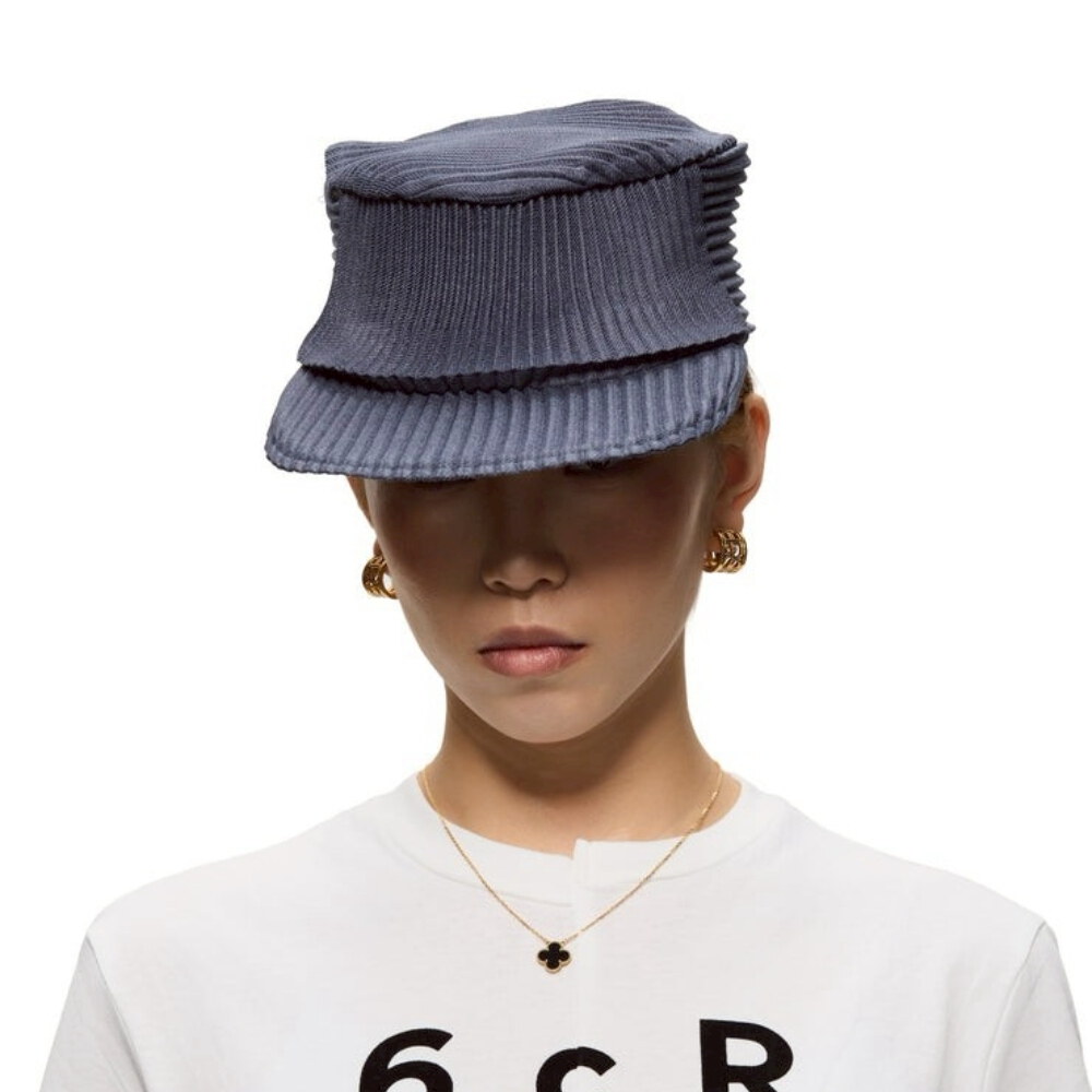 Pleated Retro Cap 打褶平頂帽